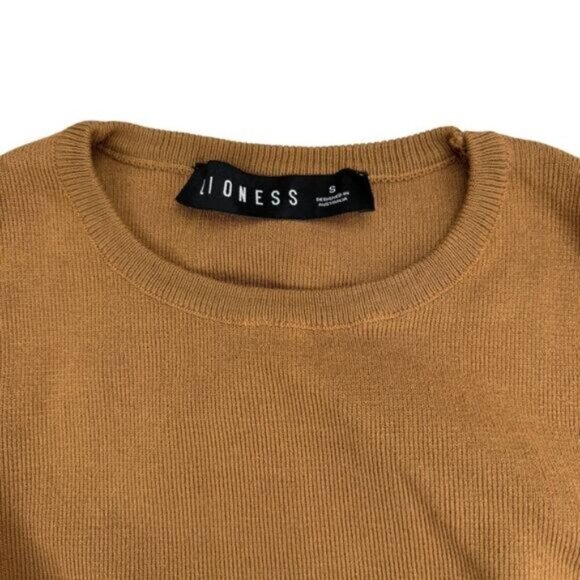 Lioness Camel Military Minds Mini Dress Womens Size Small - Picture 3 of 5